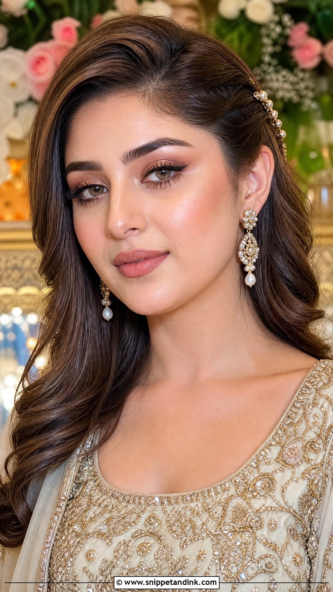 Soft Glam Mehndi Bride Makeup - Snippet and Ink - 20 Mehndi Bride Makeup Ideas