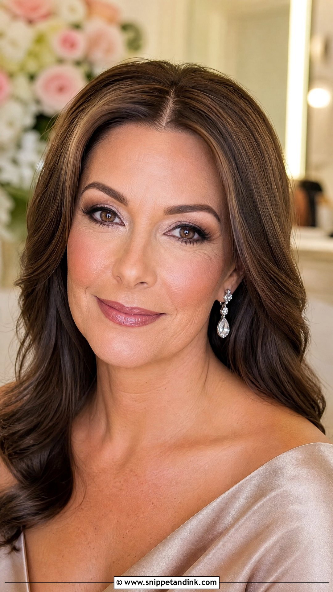 Soft Glam Mother Of The Bride Makeup - Snippet and Ink - 20 Mother Makeup Wedding Ideas