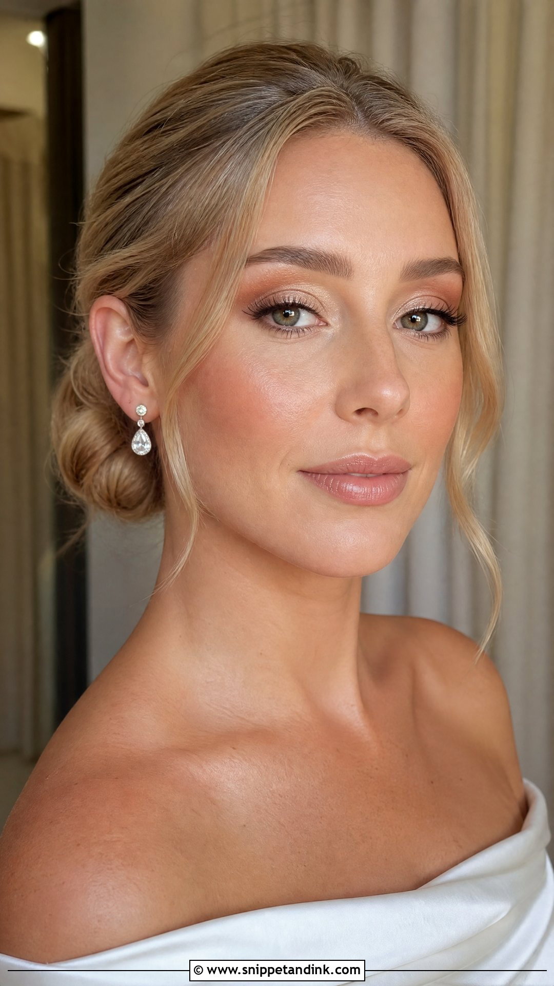 Soft Glam Natural Bridal Makeup - Snippet and Ink - 25 Light Natural Bridal Makeup Ideas