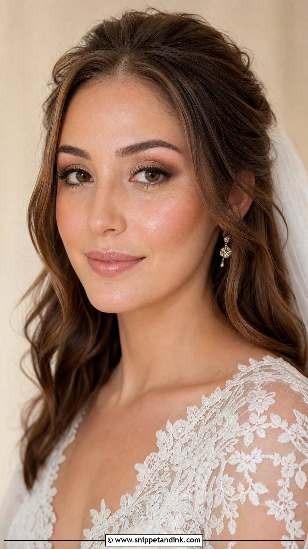 Soft Glam No Makeup Wedding Makeup - Snippet and Ink - 20 No Makeup Wedding Ideas