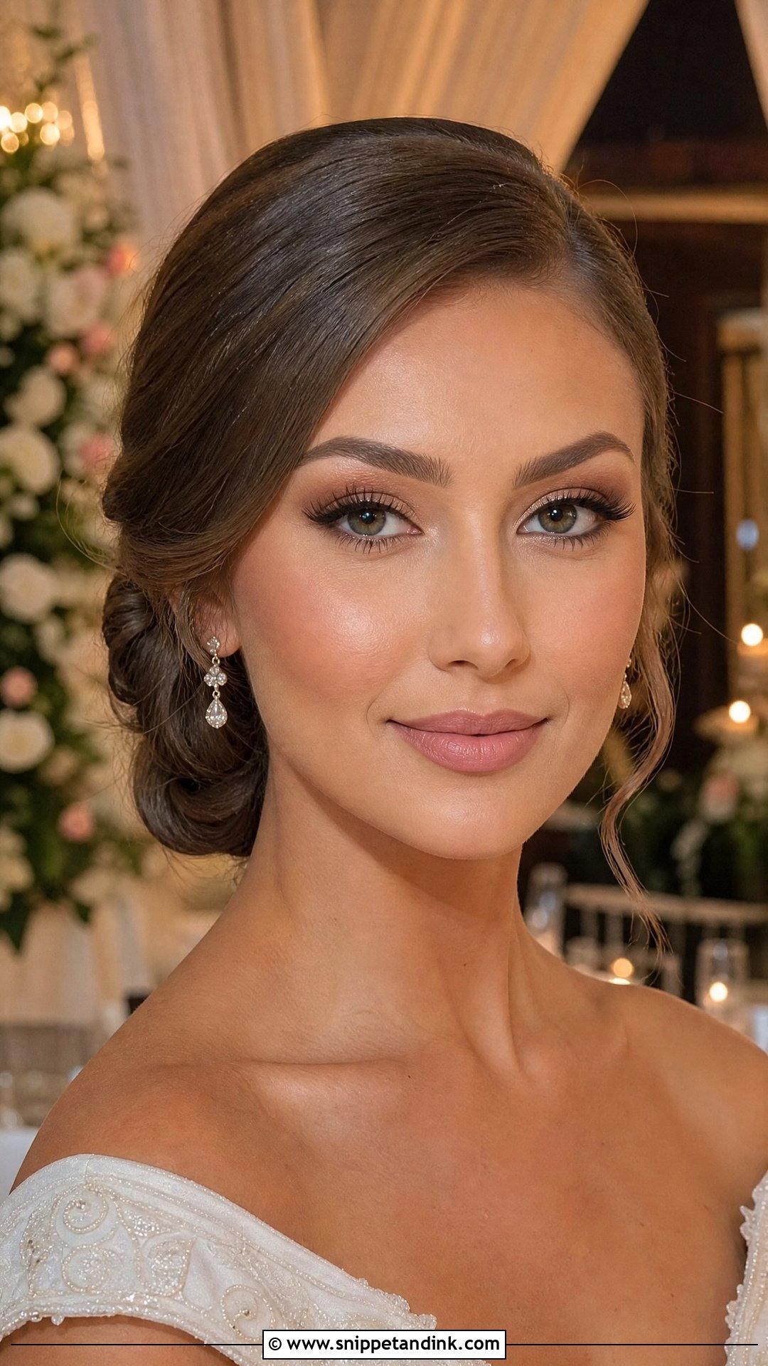 Soft Glam Nude Wedding Makeup - Snippet and Ink - 20 Nude Make Up Looks for Wedding