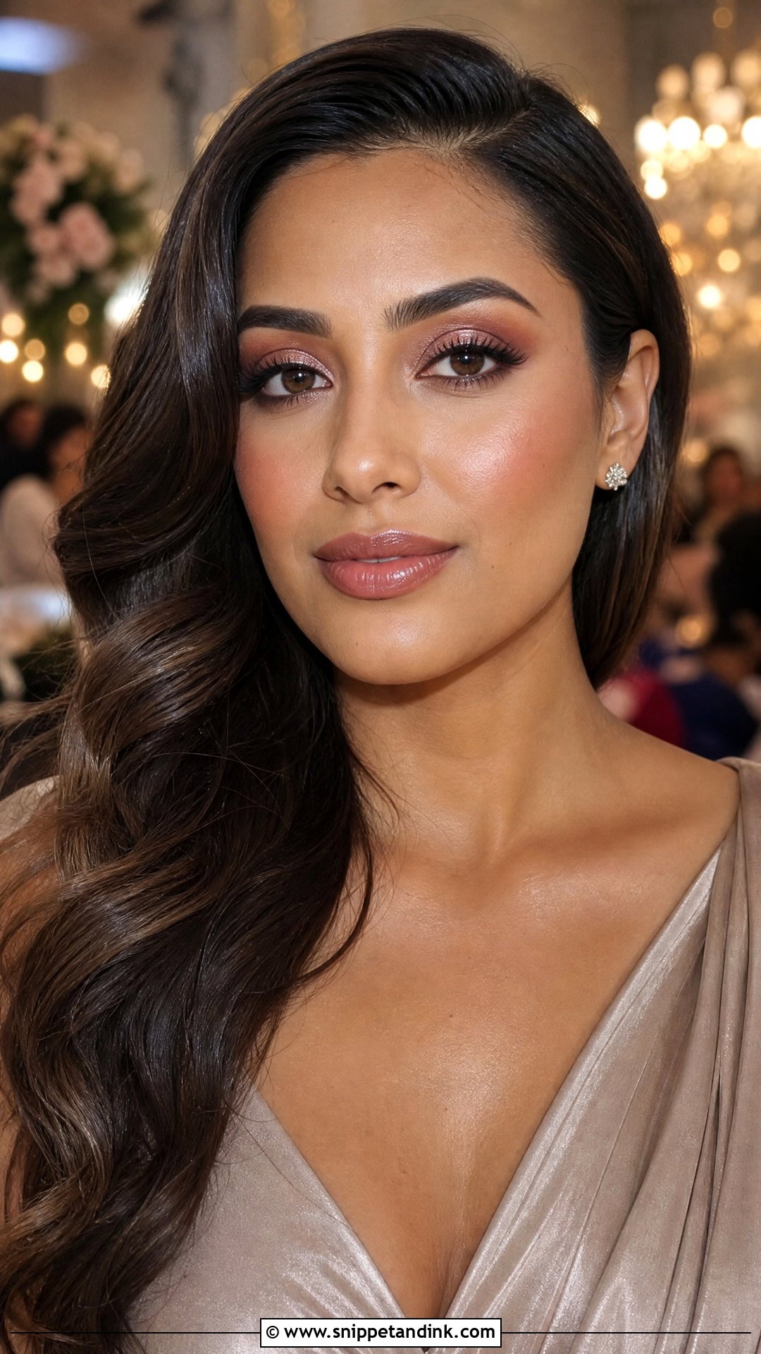 Soft Glam Rose Gold Makeup Wedding Guest - Snippet and Ink - 20 Soft Glam Makeup Wedding Guest Ideas