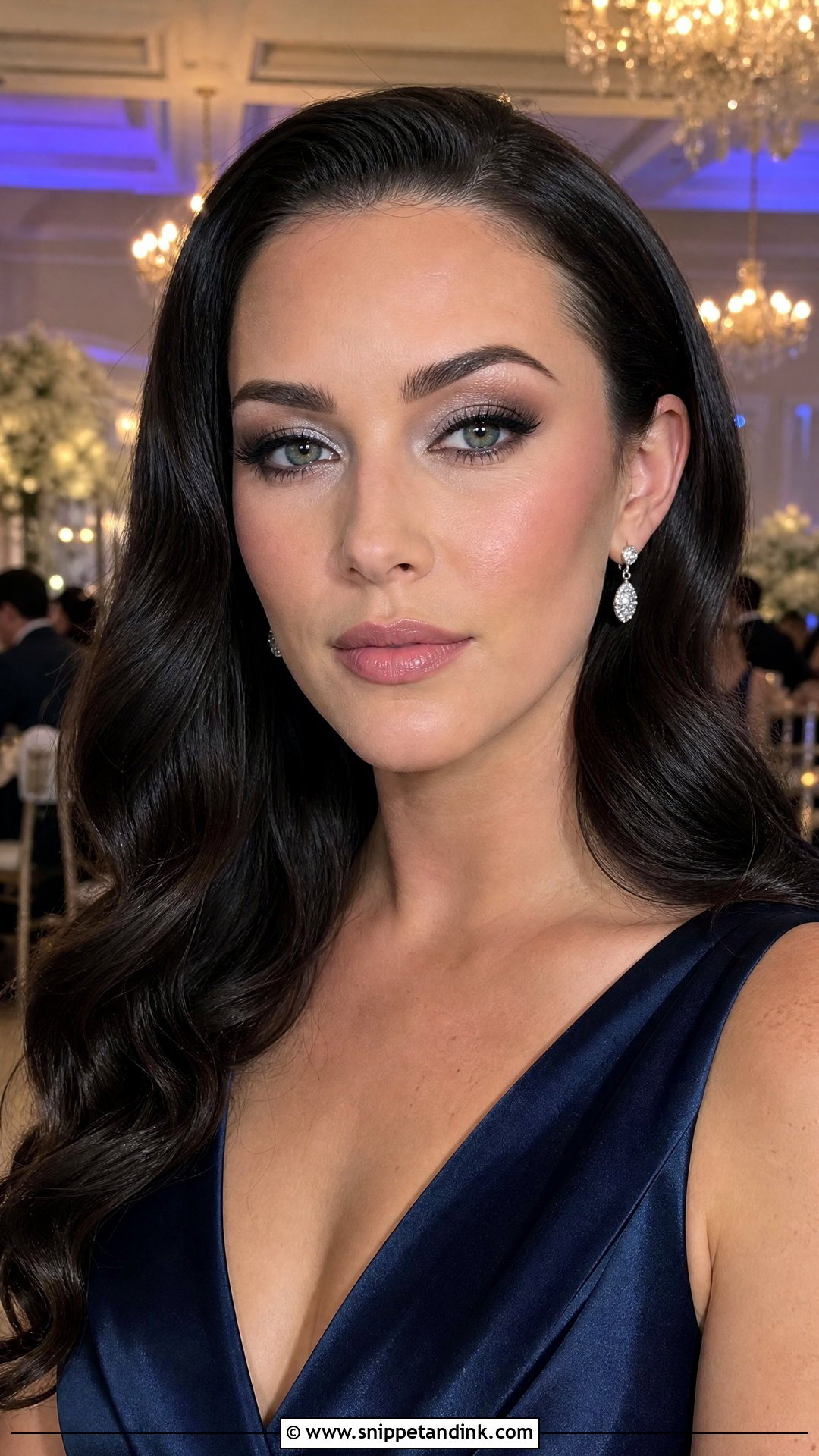 Soft Glam Silver Makeup Wedding Guest - Snippet and Ink - 20 Soft Glam Makeup Wedding Guest Ideas