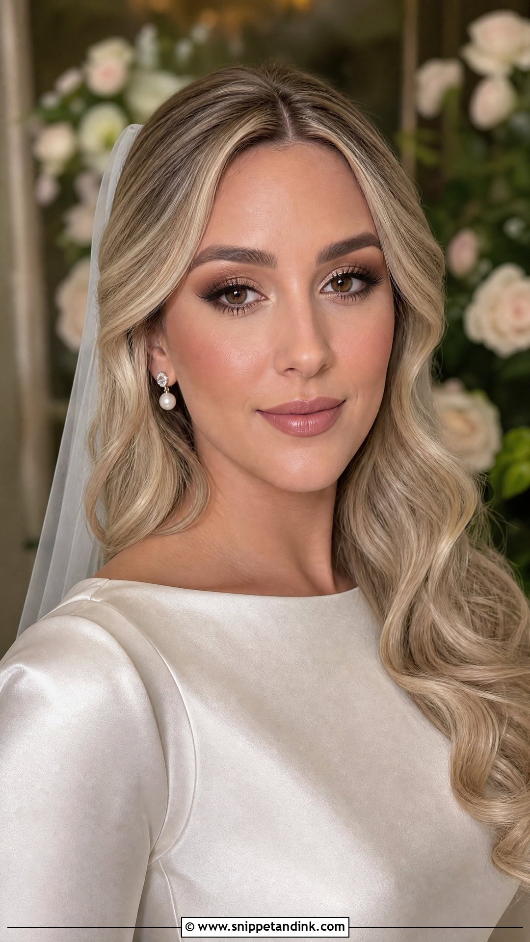 Soft Glam Smokey Eye Bridal Makeup - Snippet and Ink - 20 Smokey Eye Bridal Makeup Ideas