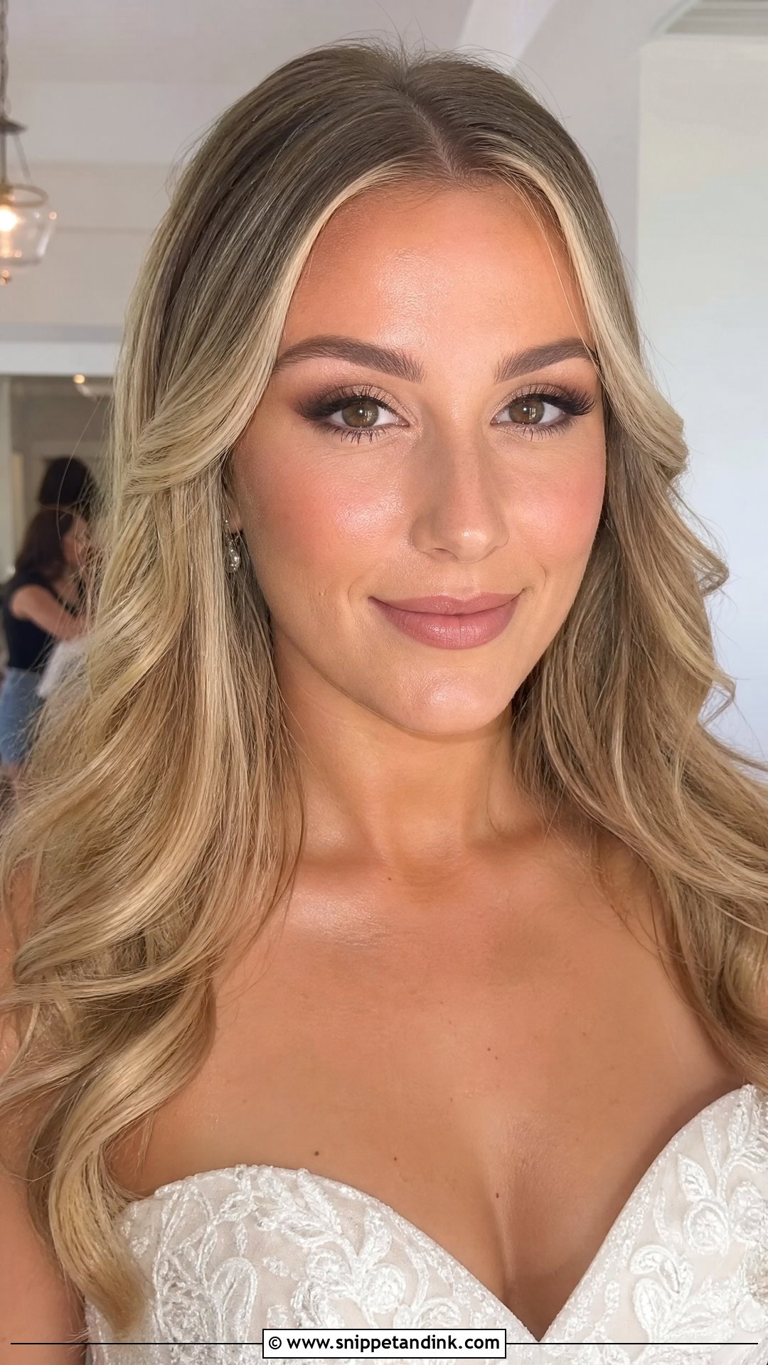 Soft Glam Smokey Eye Bride Makeup - Snippet and Ink - 20 Smokey Eye Bride Ideas
