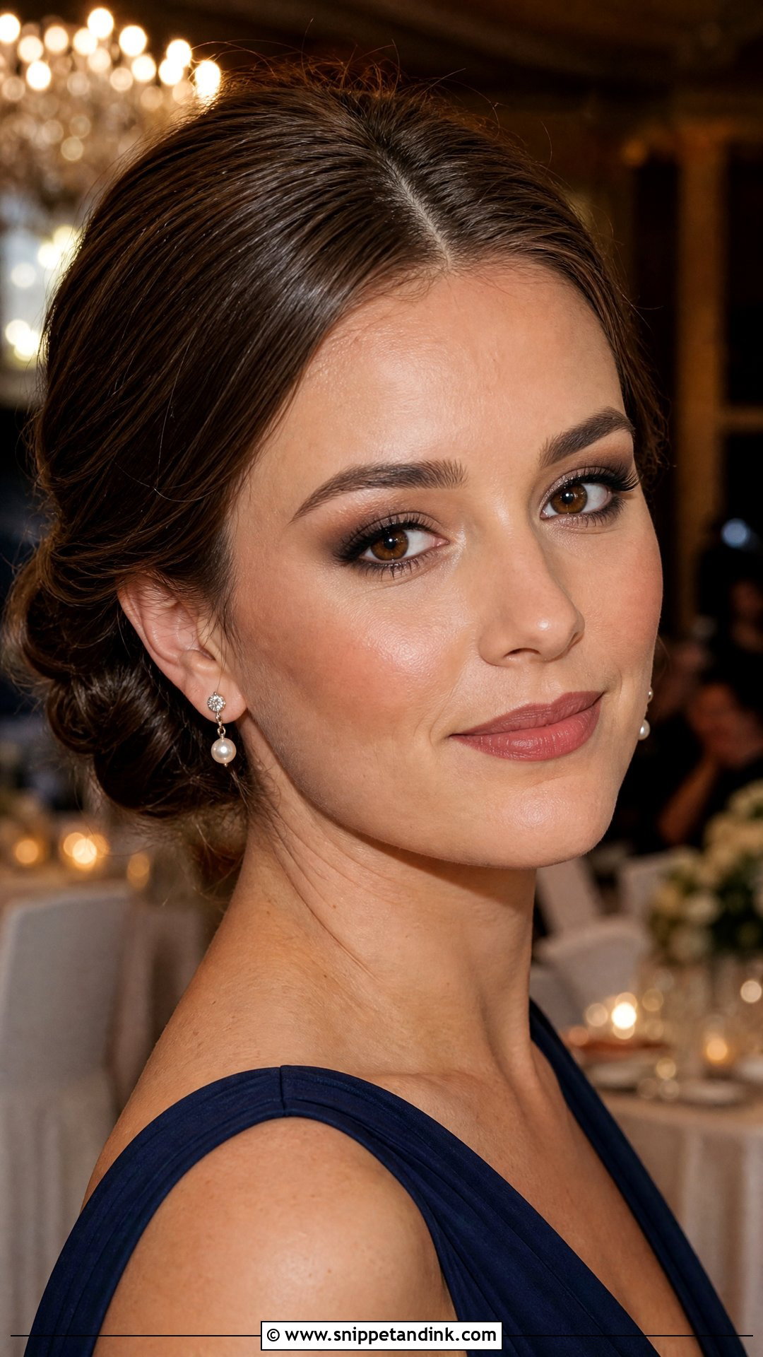 Soft Glam Smokey Eye Wedding Guest Makeup - Snippet and Ink - 20 Soft Glam Makeup Wedding Guest Ideas