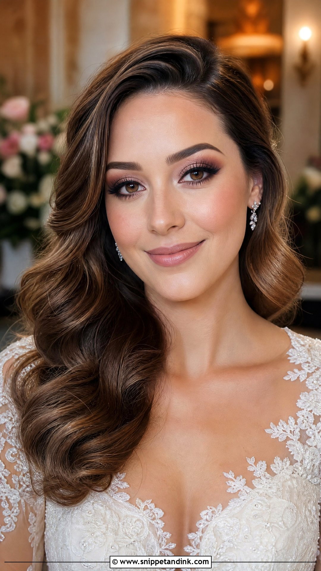 Soft Glam Smoky Wedding Makeup - Snippet and Ink - 20 Smoky Wedding Makeup Ideas
