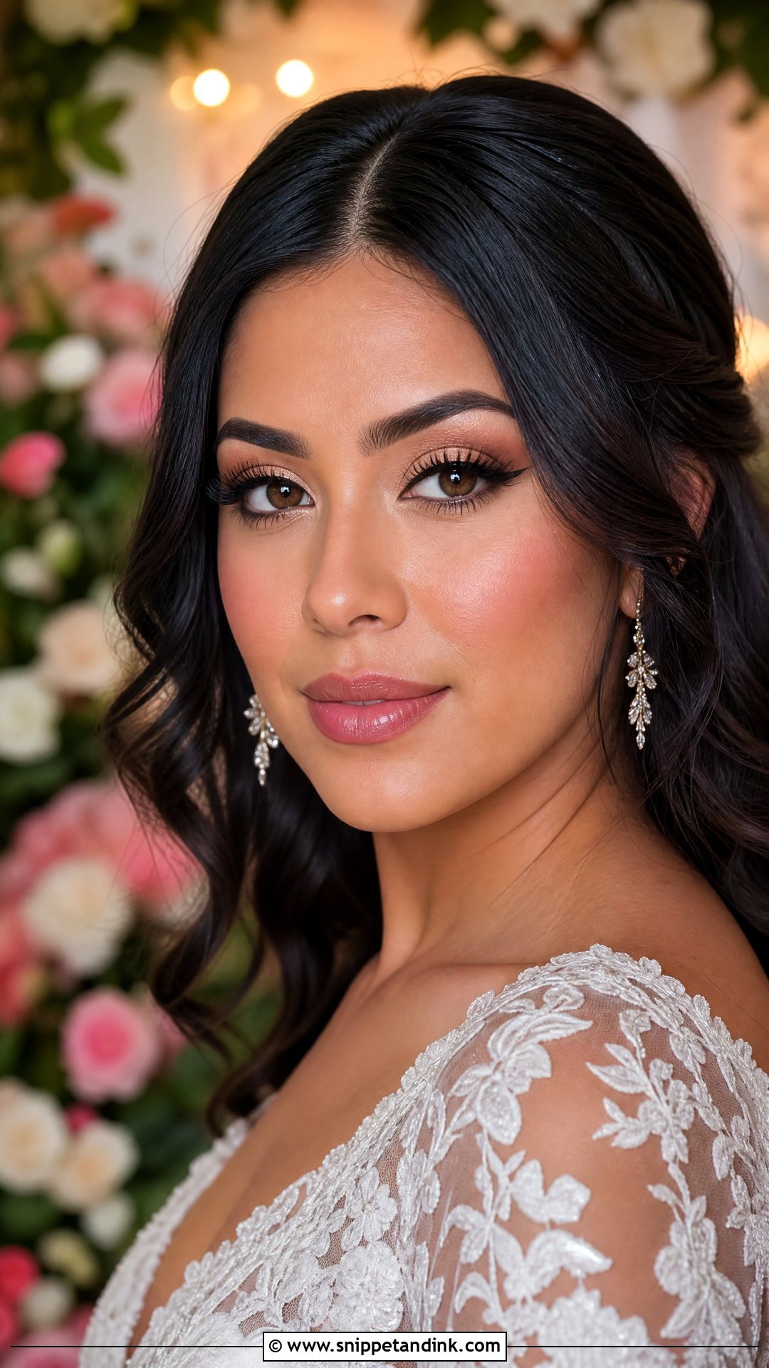 Soft Glam Spring Bridal Makeup - Snippet and Ink - 20 Spring Bridal Makeup Ideas