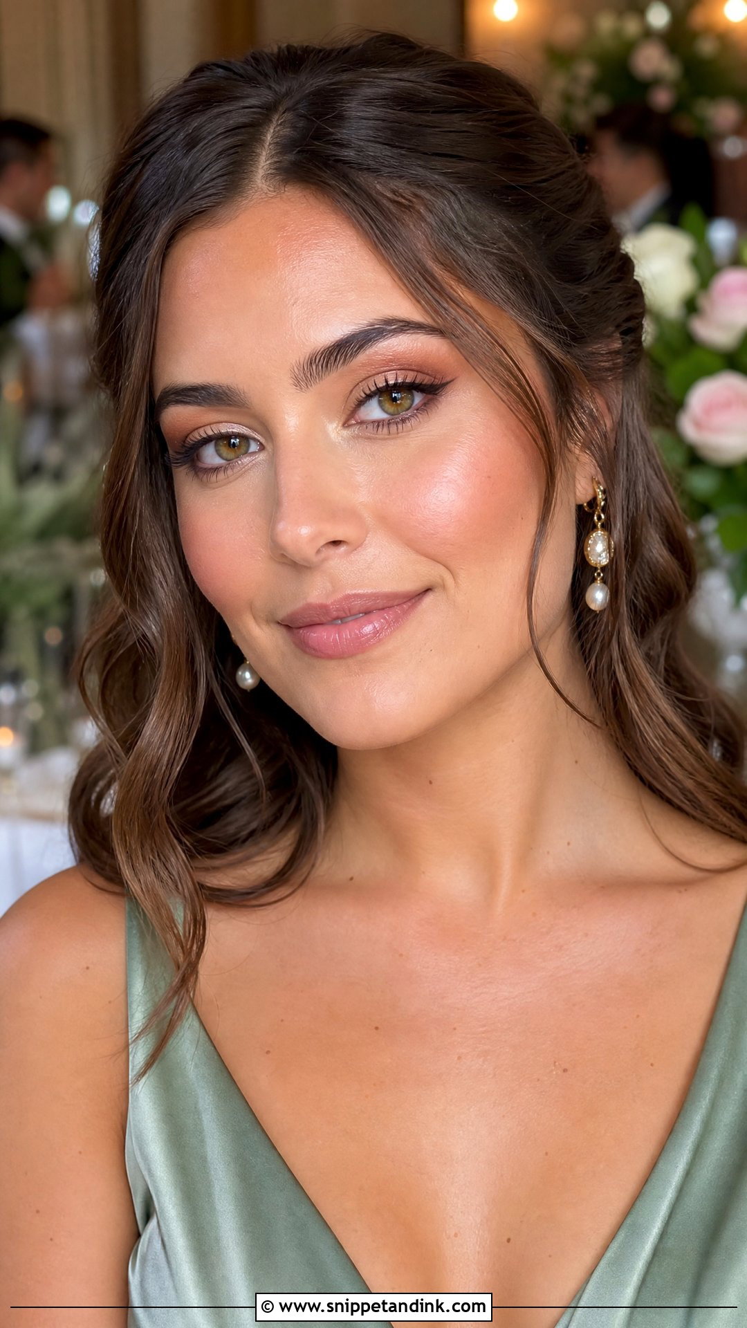 Soft Glam Spring Wedding Guest Makeup - Snippet and Ink - 20 Spring Wedding Guest Makeup Ideas