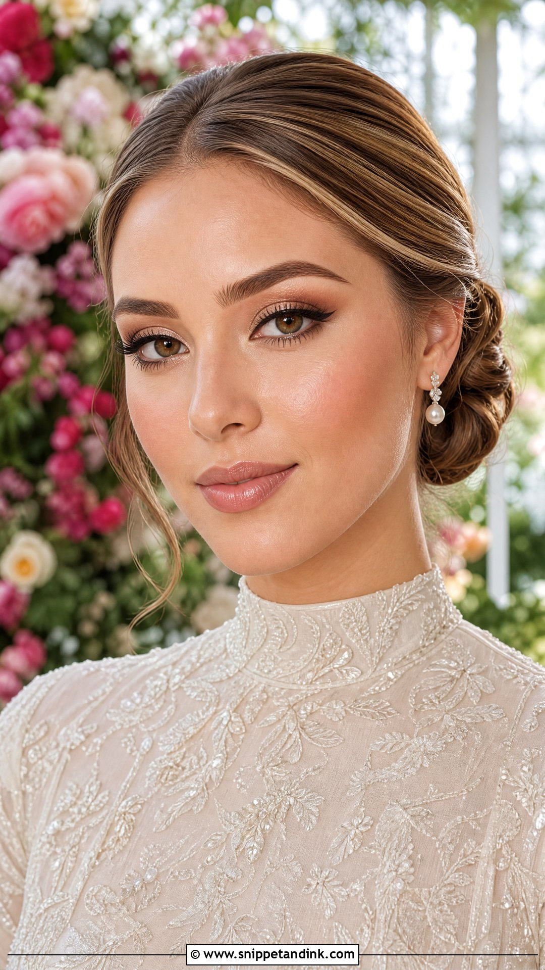 Soft Glam Spring Wedding Makeup For Brown Eyes - Snippet and Ink - 20 Spring Wedding Makeup for Brown Eyes