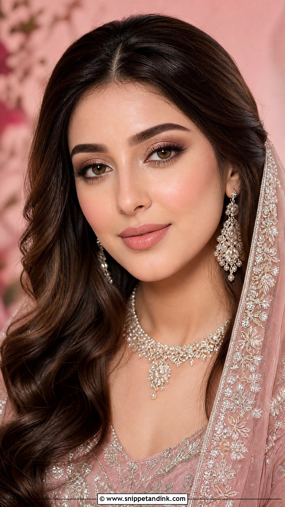 Soft Glam Walima Makeup - Snippet and Ink - 20 Pakistani Bridal Walima Makeup Look Ideas