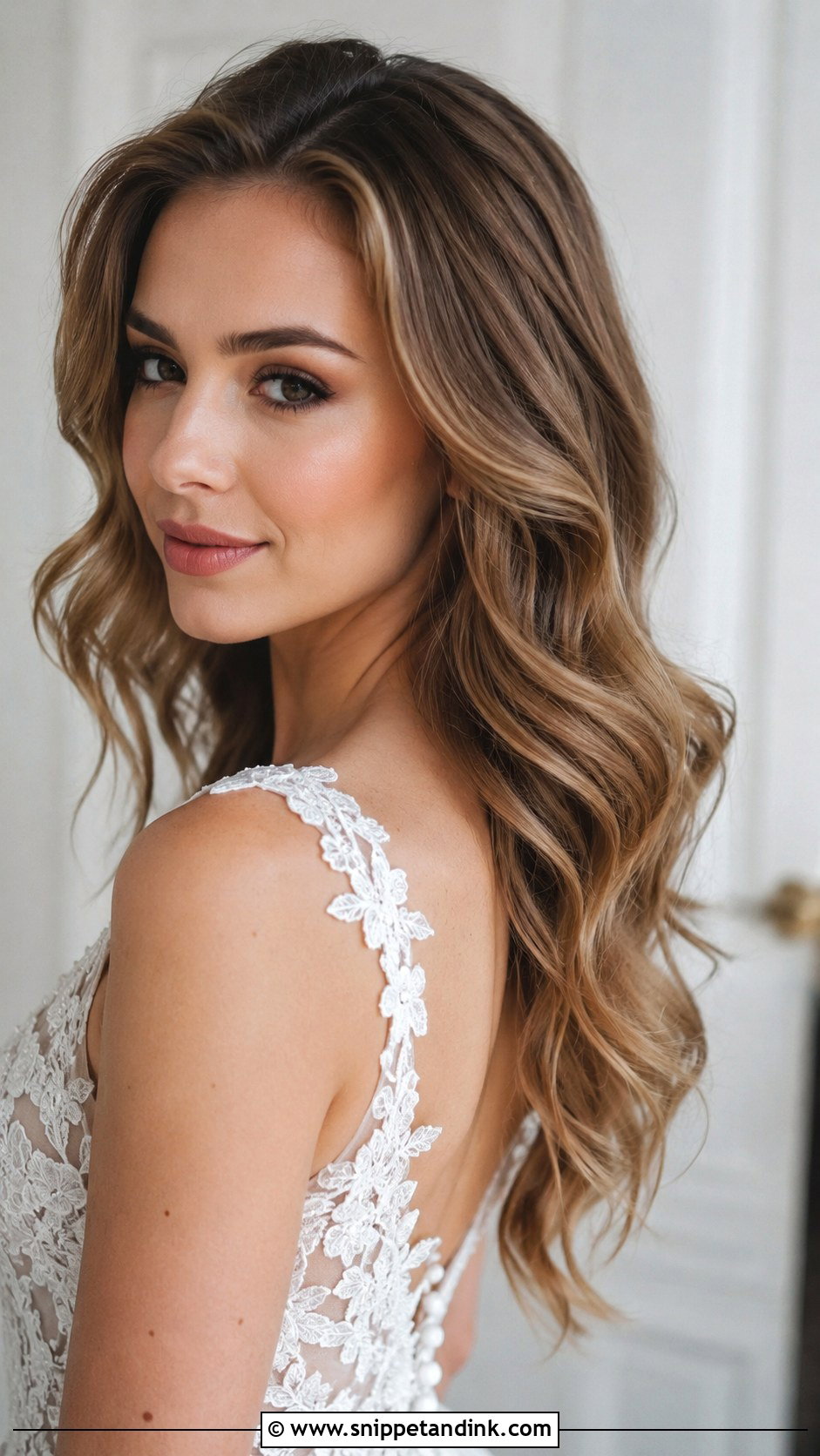 Soft Glam Waves for Brides - Snippet and Ink - 20 Barbara Palvin Wedding Hair Ideas