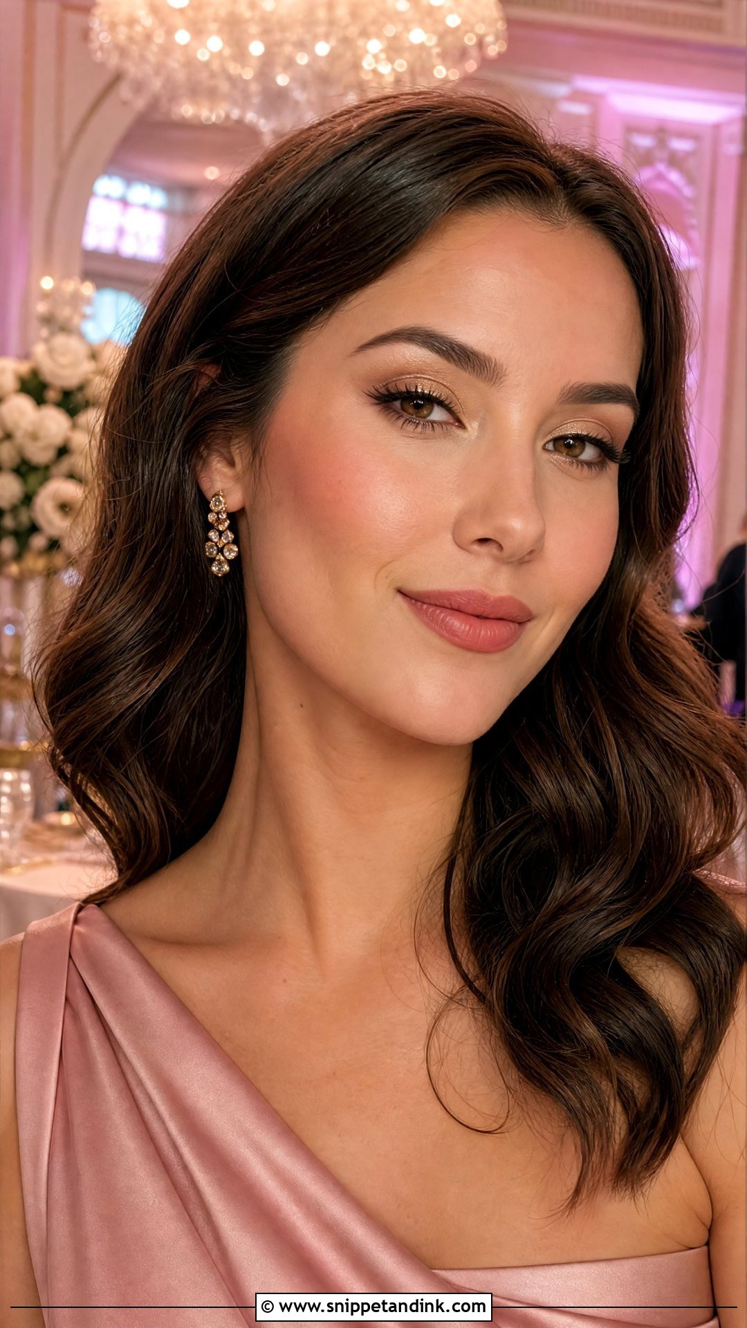 Soft Glam Wedding Guest Makeup - Snippet and Ink - 25 Classy Makeup for Wedding Guest Ideas