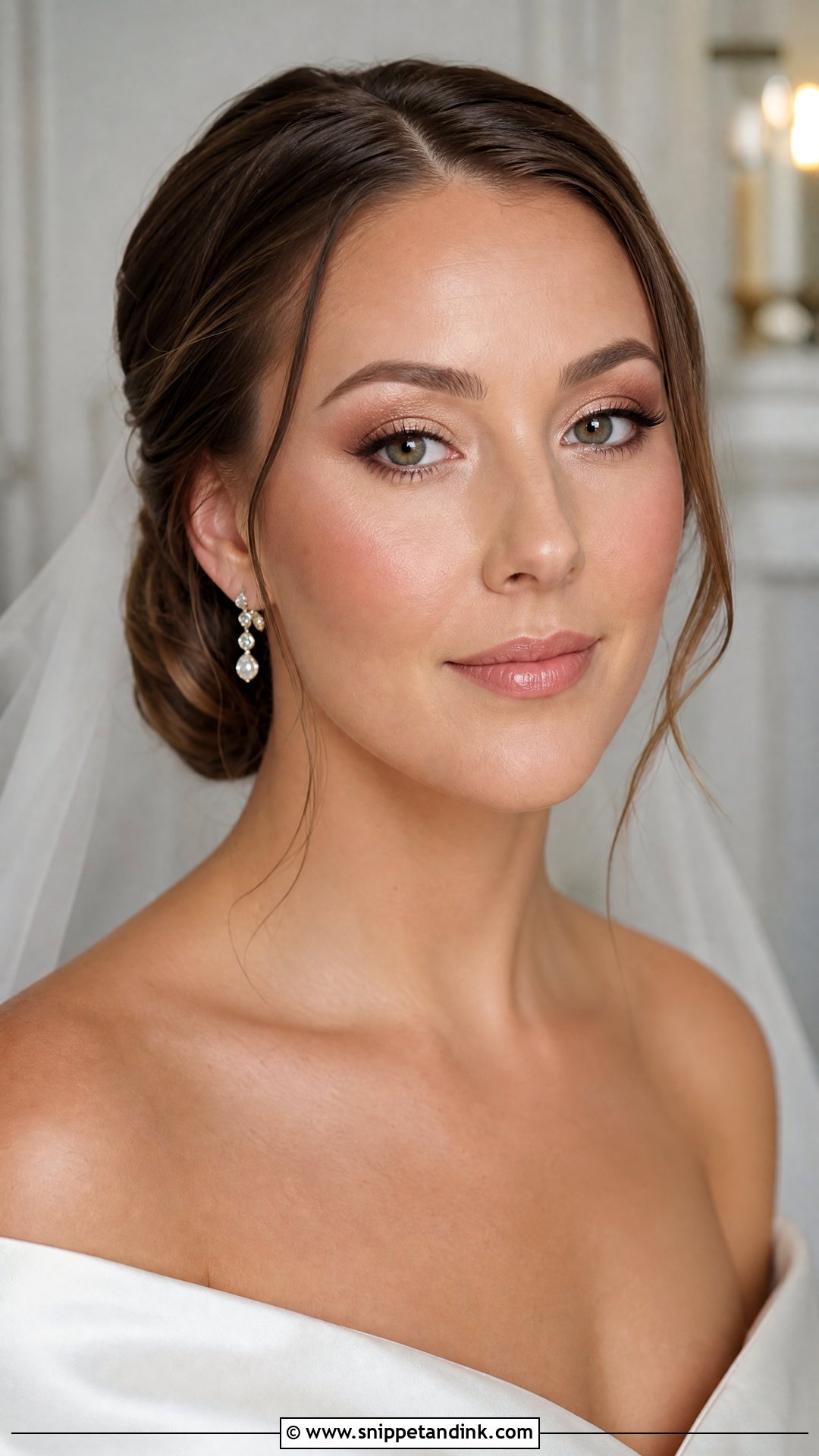 Soft Glam Wedding Makeup - Snippet and Ink - 25 Light Wedding Makeup Ideas
