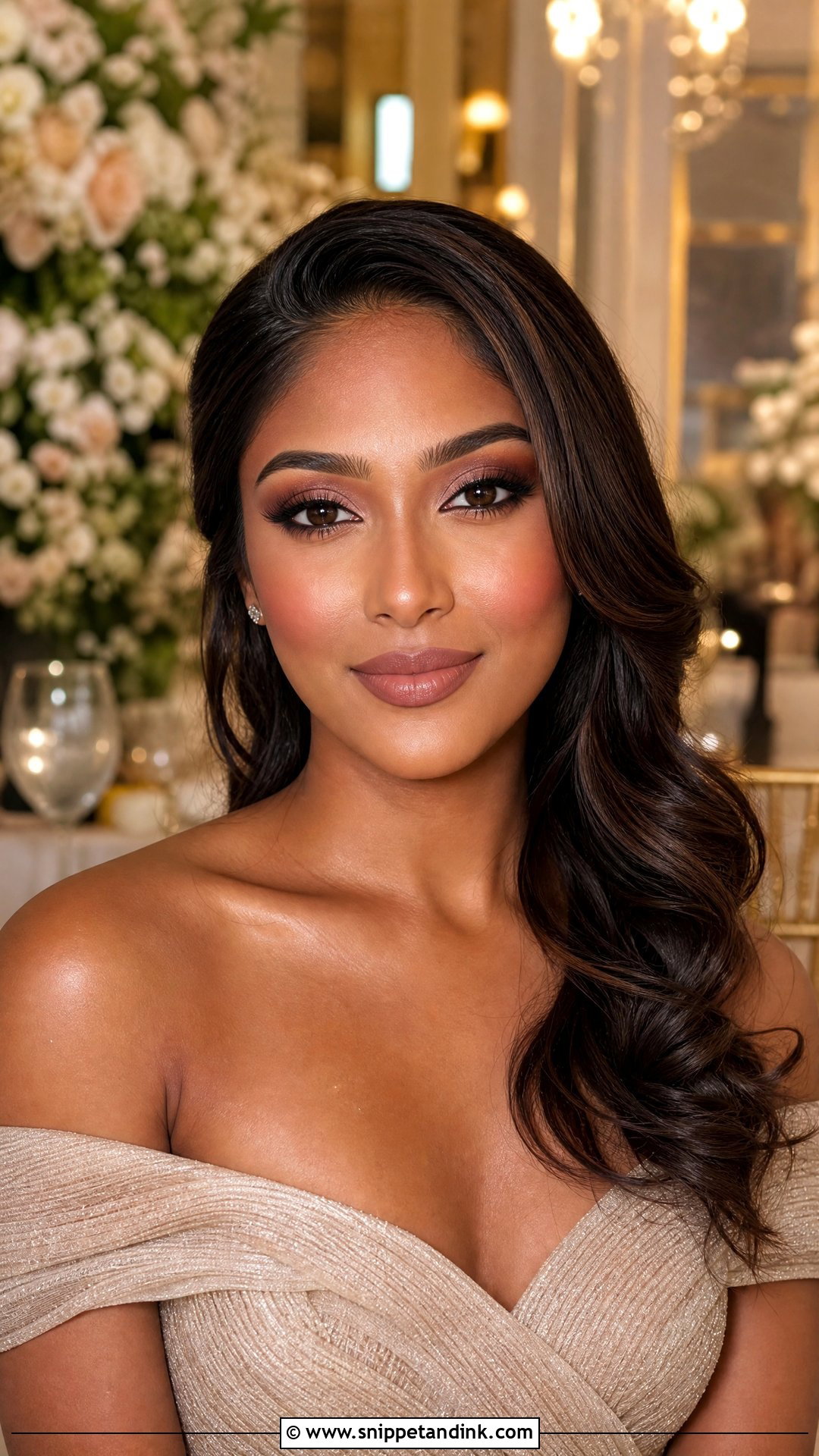 Soft Glam Wedding Makeup For Black Women - Snippet and Ink - 20 Wedding Makeup for Black Women