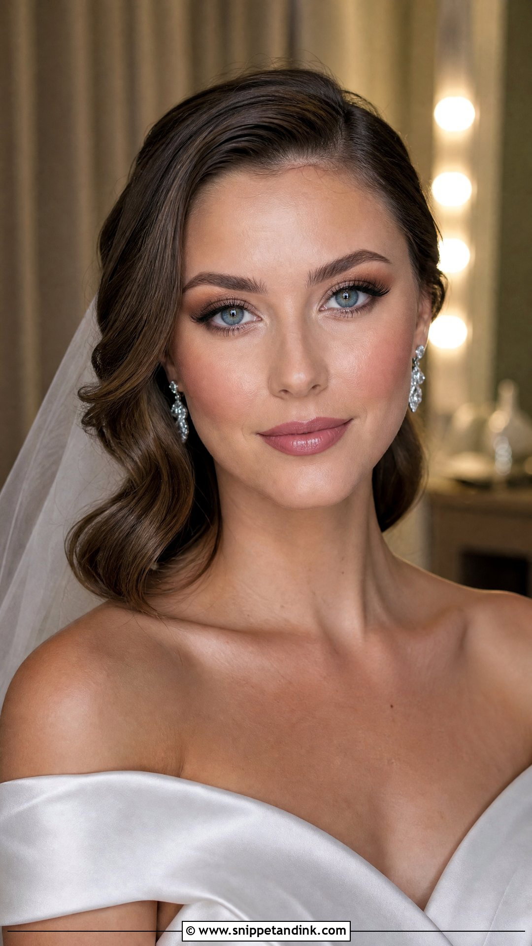 Soft Glam Wedding Makeup For Blue Eyes - Snippet and Ink - 20 Natural Wedding Make Up for Blue Eyes