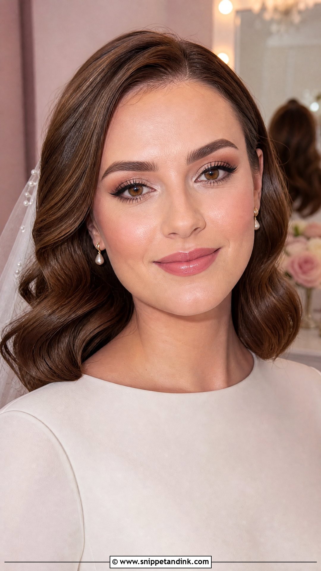 Soft Glam Wedding Makeup For Brown Eyes - Snippet and Ink - 20 Full Glam Wedding Makeup for Brown Eyes