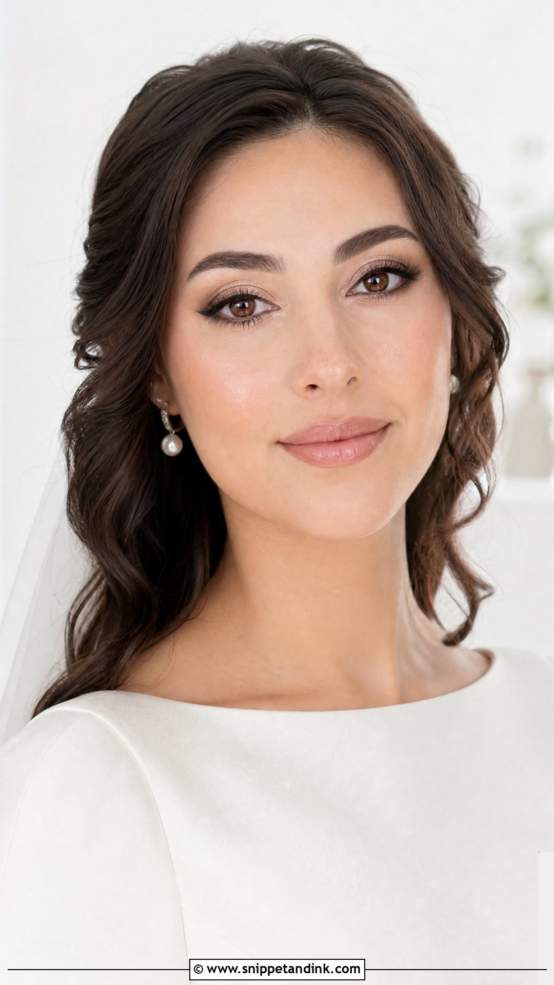 Soft Glam Wedding Makeup For Brown Eyes - Snippet and Ink - 25 Elegant Wedding Makeup for Brown Eyes
