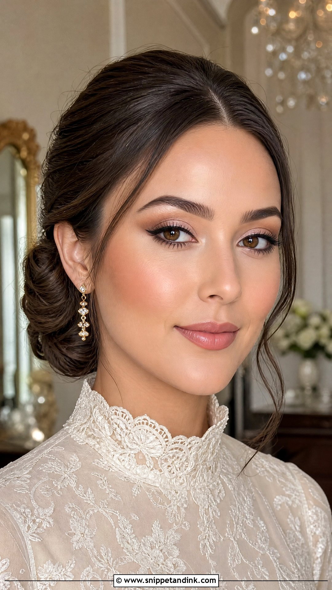 Soft Glam Wedding Makeup For Brown Eyes - Snippet and Ink - 25 Soft Wedding Makeup for Brown Eyes