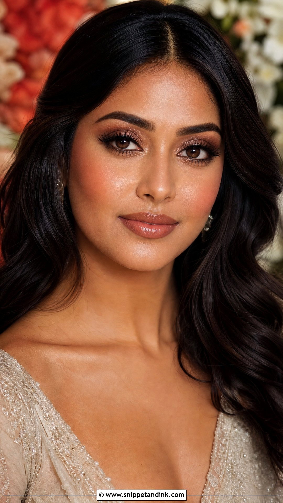 Soft Glam Wedding Makeup For Brown Eyes - Snippet and Ink - 30 Soft Glam Wedding Makeup Ideas