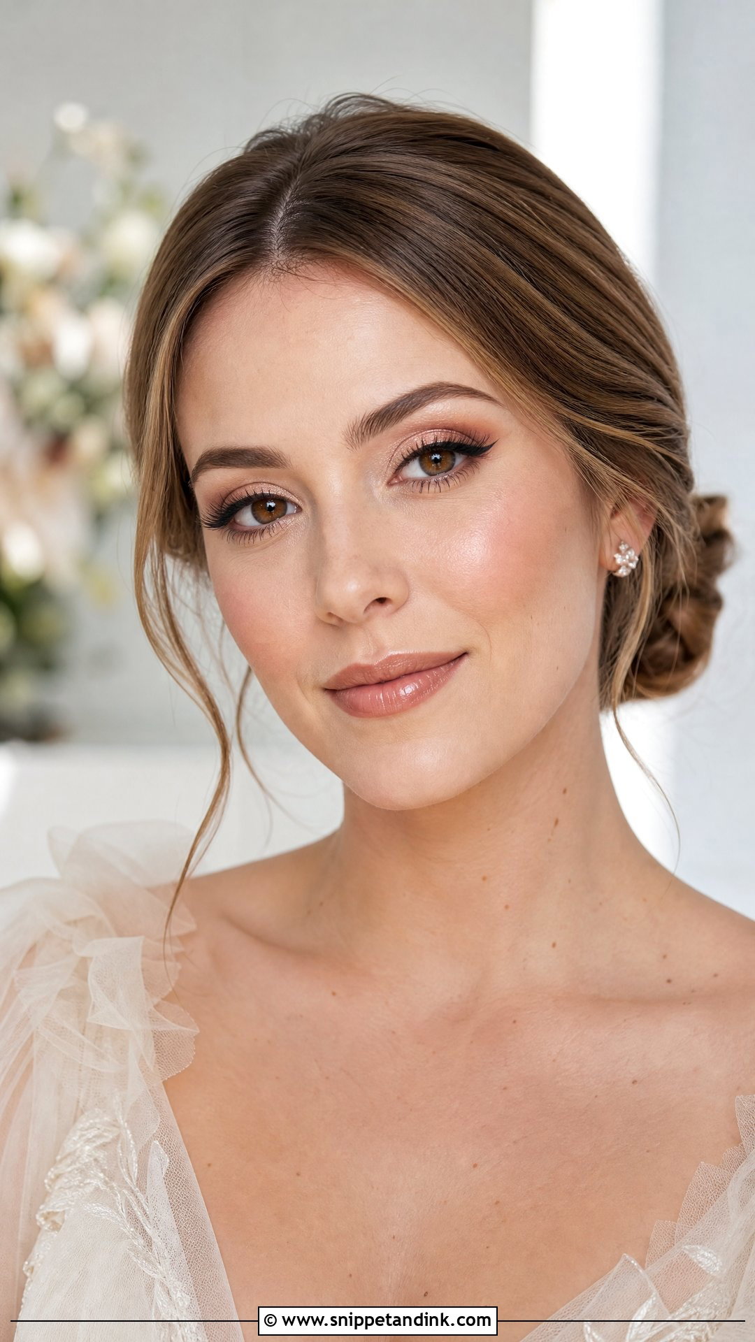 Soft Glam Wedding Makeup For Brown Eyes - Snippet and Ink - 20 Light Wedding Makeup for Brown Eyes