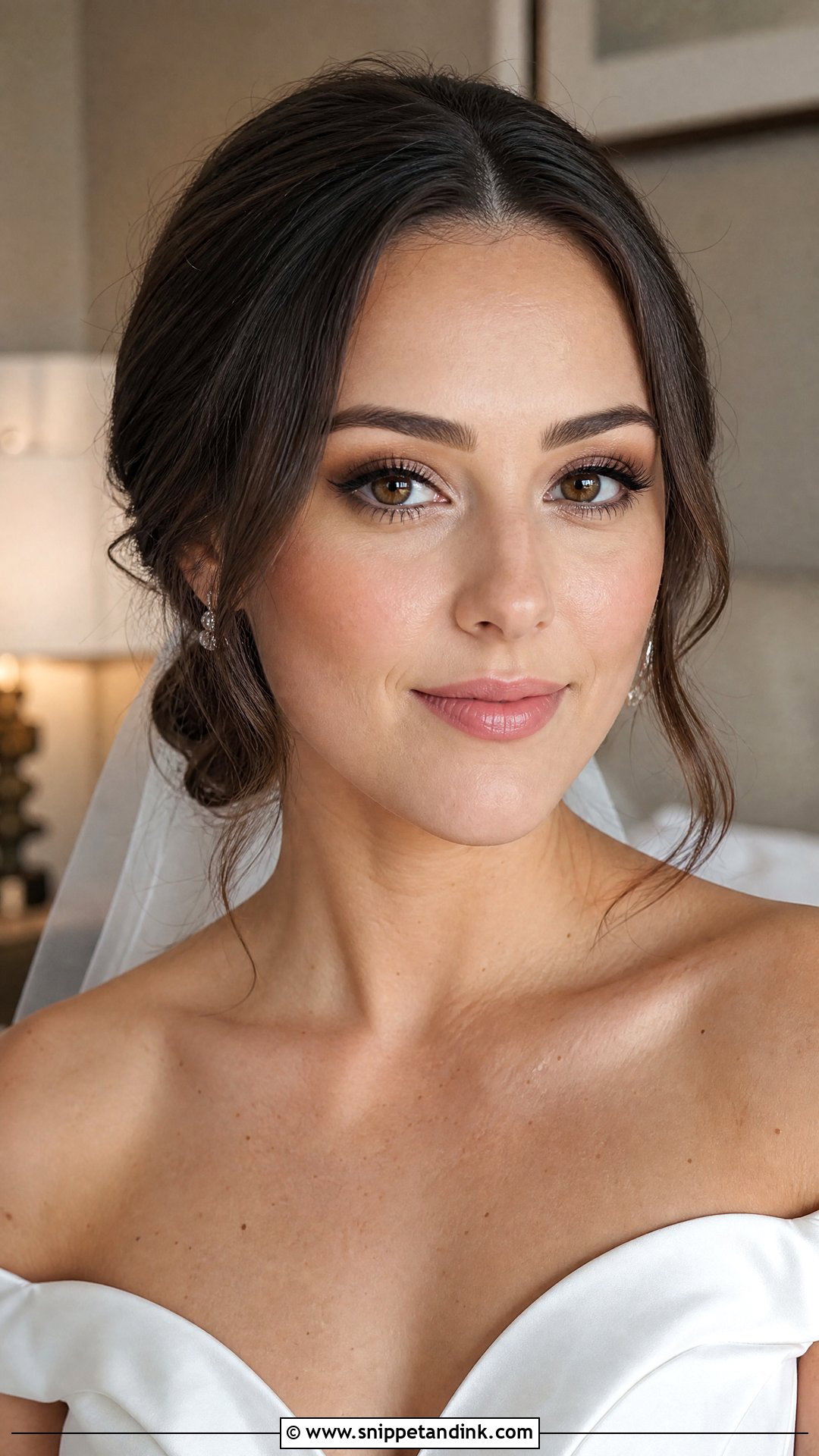 Soft Glam Wedding Makeup For Brown Eyes - Snippet and Ink - 20 Natural Wedding Makeup for Brown Eyes Brunettes