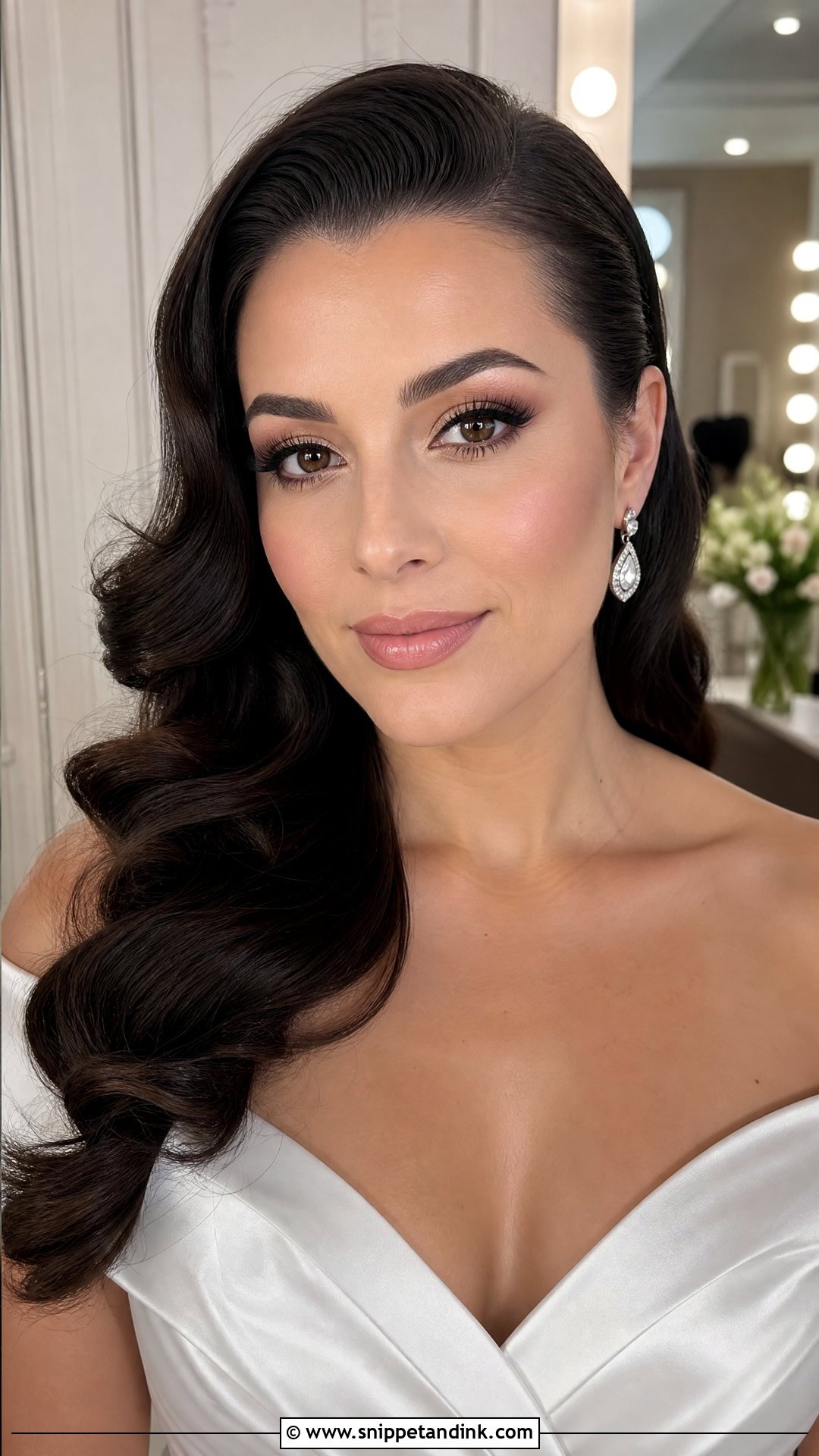 Soft Glam Wedding Makeup For Brunettes - Snippet and Ink - 20 Wedding Makeup Brunette Ideas