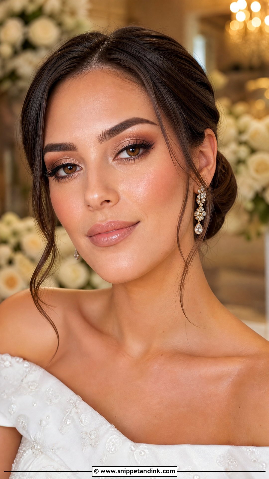 Soft Glam Wedding Makeup For Brunettes - Snippet and Ink - 25 Wedding Makeup for Brunettes