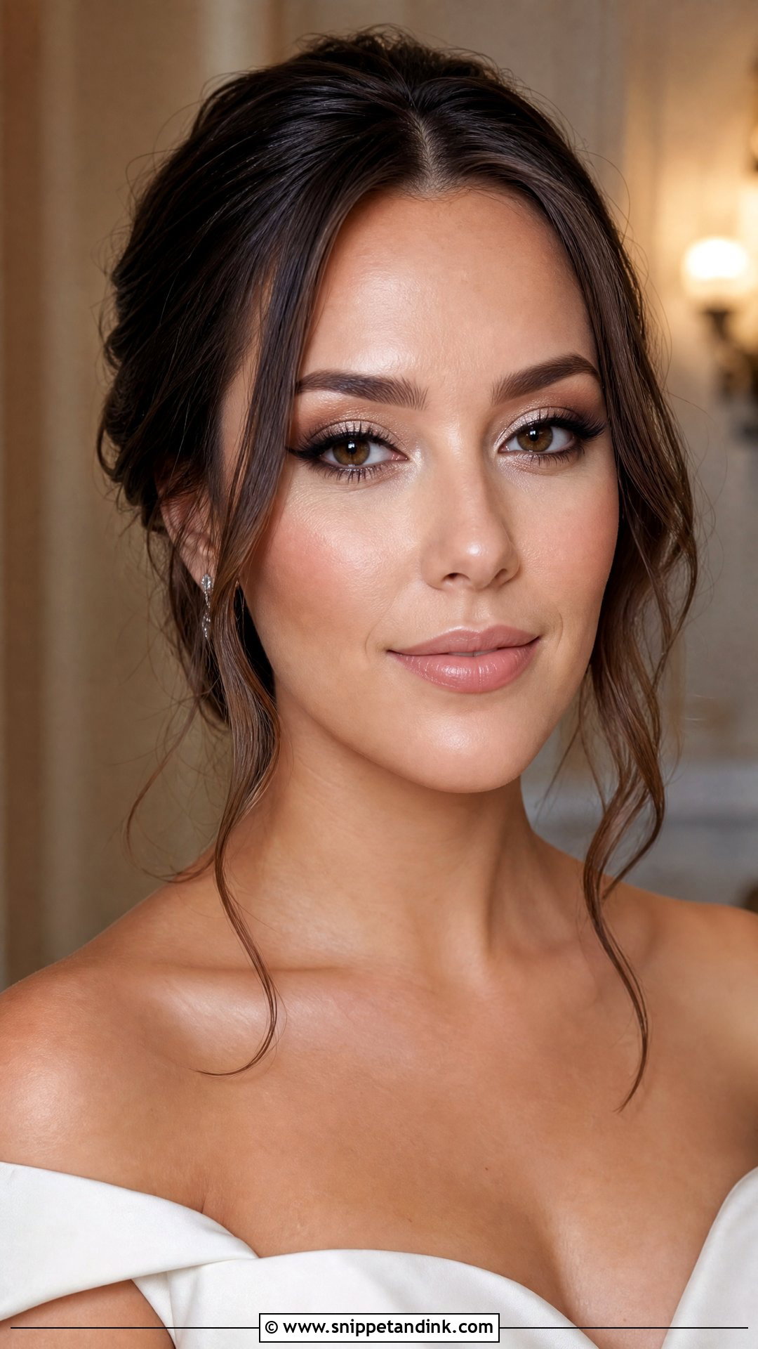 Soft Glam Wedding Makeup For Dark Brown Eyes - Snippet and Ink - 20 Wedding Makeup for Dark Brown Eyes