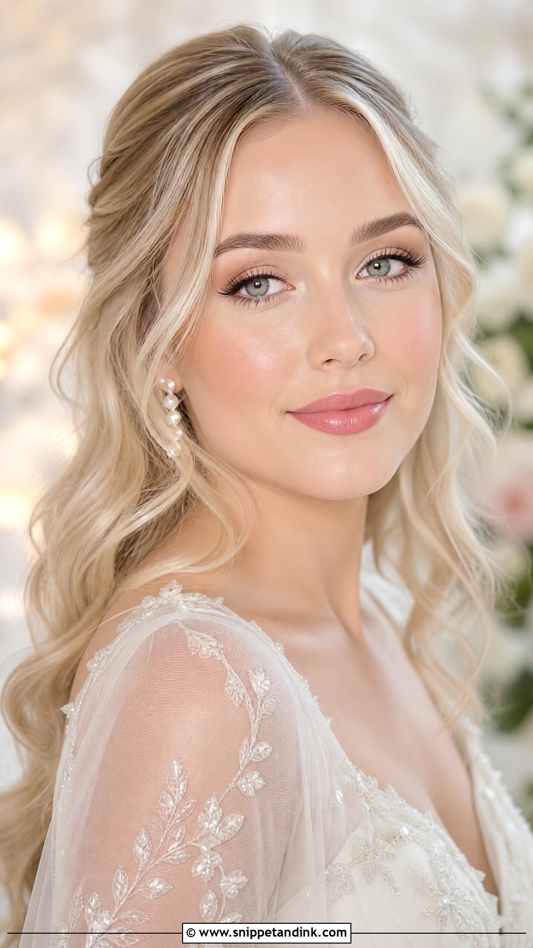 Soft Glam Wedding Makeup For Fair Skin - Snippet and Ink - 25 Natural Soft Glam Wedding Makeup Looks
