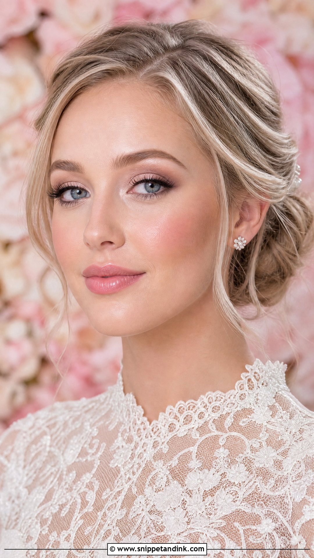 Soft Glam Wedding Makeup For Fair Skin - Snippet and Ink - 30 Soft Glam Wedding Makeup Ideas