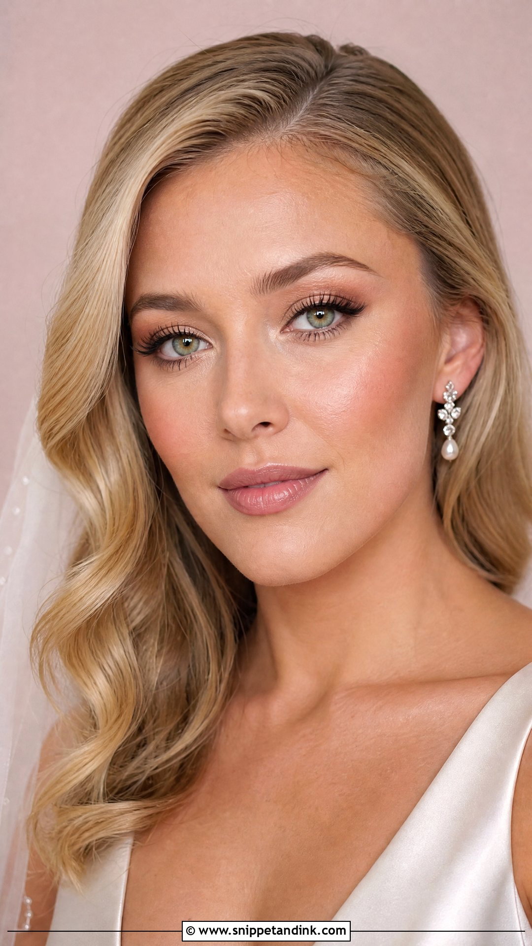Soft Glam Wedding Makeup For Green Eyes - Snippet and Ink - 20 Green Eye Wedding Makeup Ideas
