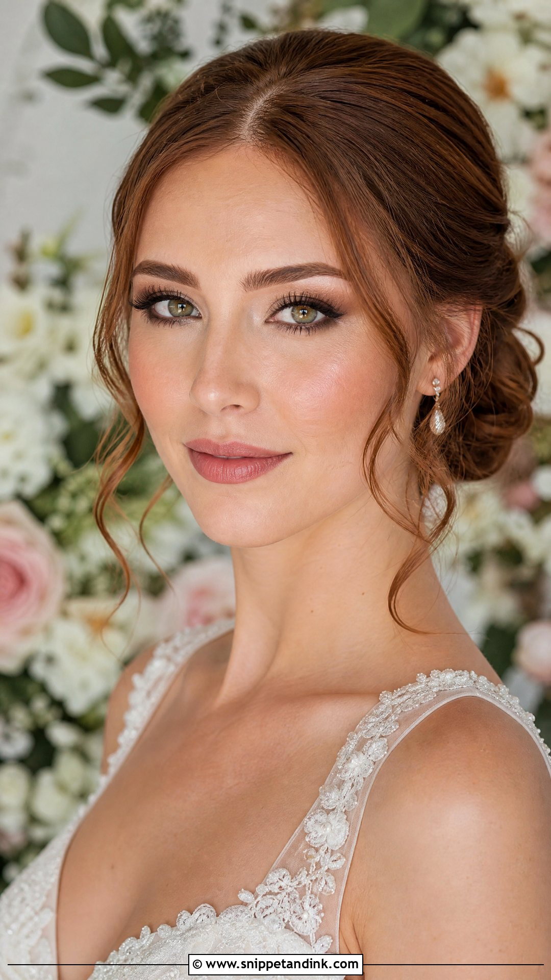 Soft Glam Wedding Makeup For Green Eyes - Snippet and Ink - 30 Soft Glam Wedding Makeup Ideas