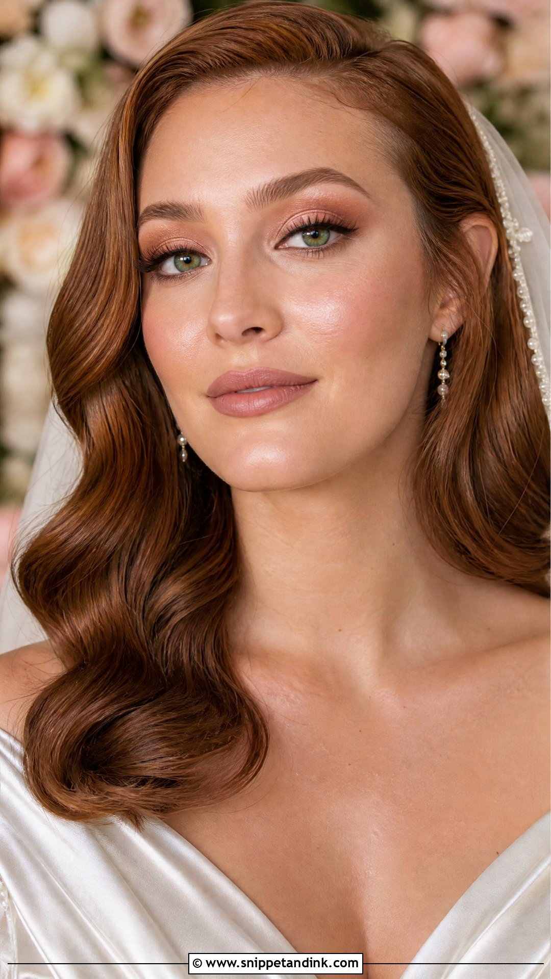 Soft Glam Wedding Makeup For Green Eyes - Snippet and Ink - 20 Soft Glam Makeup for Wedding Ideas