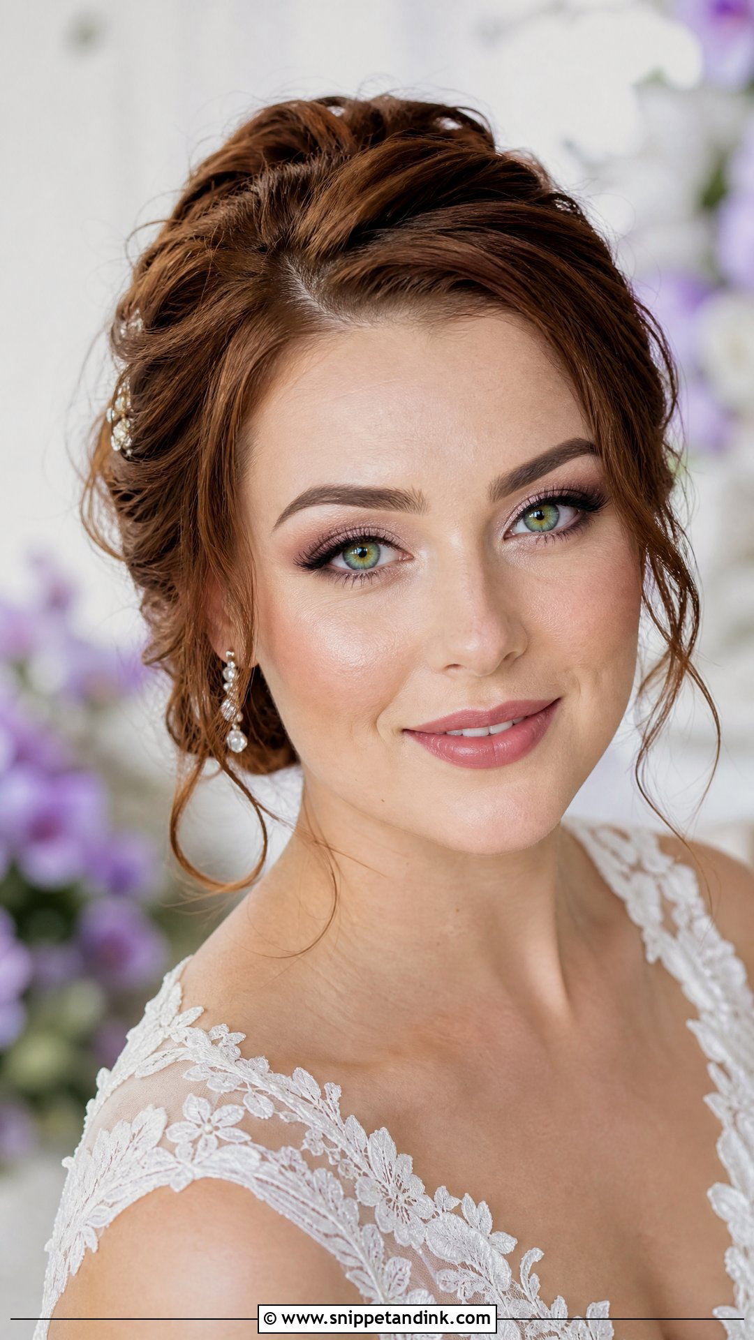 Soft Glam Wedding Makeup For Green Eyes - Snippet and Ink - 25 Natural Soft Glam Wedding Makeup Looks