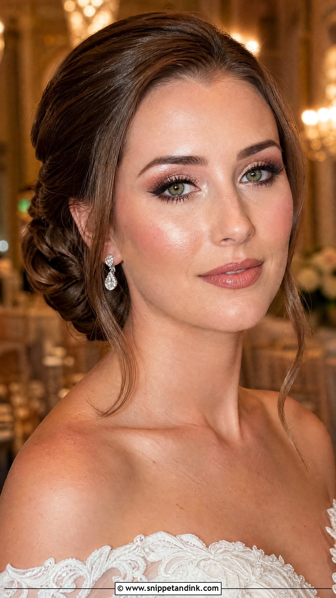 Soft Glam Wedding Makeup For Green Eyes - Snippet and Ink - 20 Glowy Wedding Makeup for Green Eyes