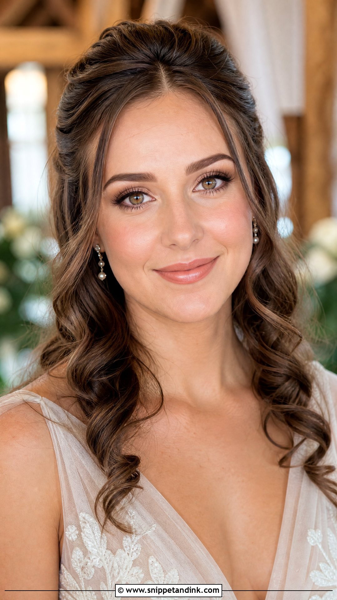 Soft Glam Wedding Makeup For Hazel Eyes - Snippet and Ink - 25 Natural Soft Glam Wedding Makeup Looks