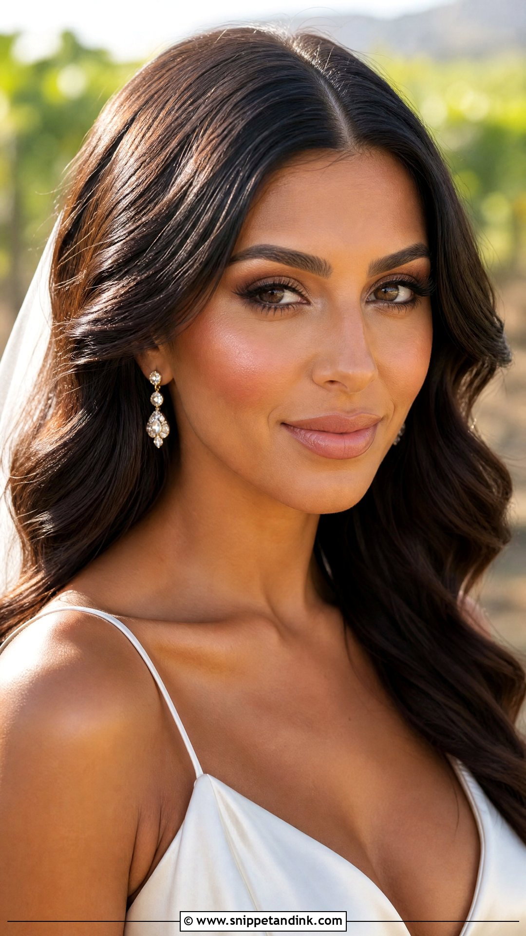 Soft Glam Wedding Makeup For Olive Skin - Snippet and Ink - 25 Natural Soft Glam Wedding Makeup Looks