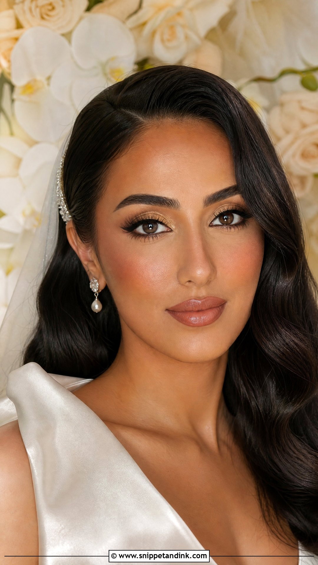 Soft Glam Wedding Makeup For Olive Skin - Snippet and Ink - 30 Soft Glam Wedding Makeup Ideas