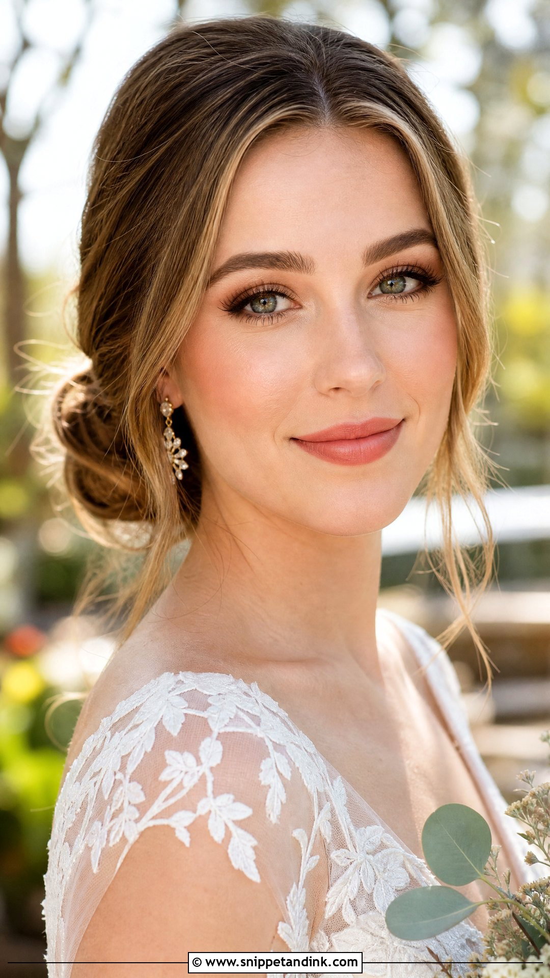 Soft Glam Wedding Makeup For Outdoor Wedding - Snippet and Ink - 25 Natural Soft Glam Wedding Makeup Looks