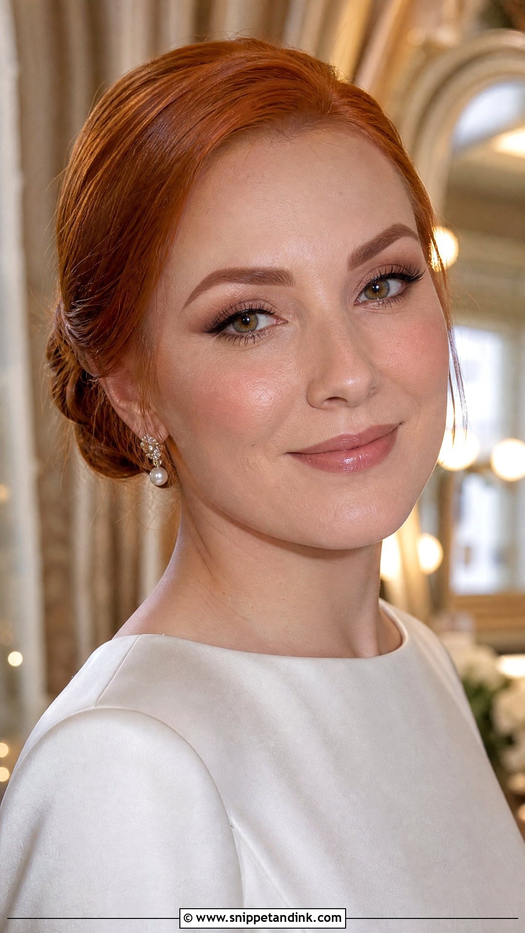 Soft Glam Wedding Makeup For Red Hair - Snippet and Ink - 20 Wedding Makeup Red Hair Ideas
