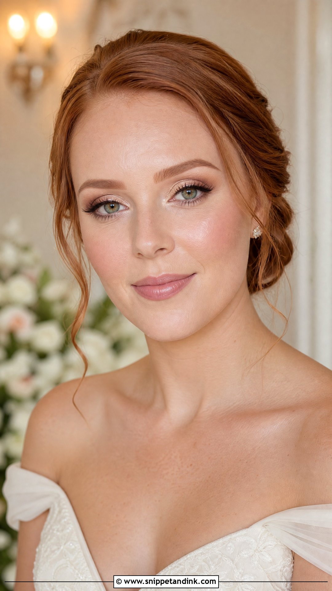 Soft Glam Wedding Makeup For Redheads - Snippet and Ink - 25 Wedding Makeup Redhead Ideas