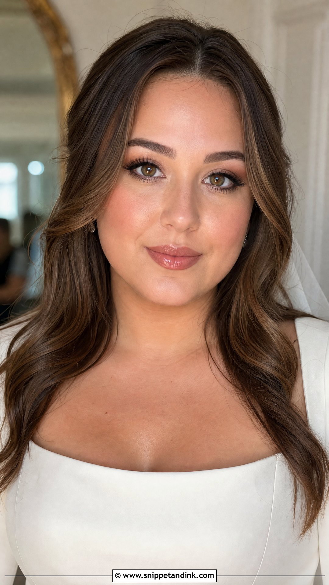 Soft Glam Wedding Makeup For Round Face - Snippet and Ink - 20 Wedding Makeup Round Face Ideas