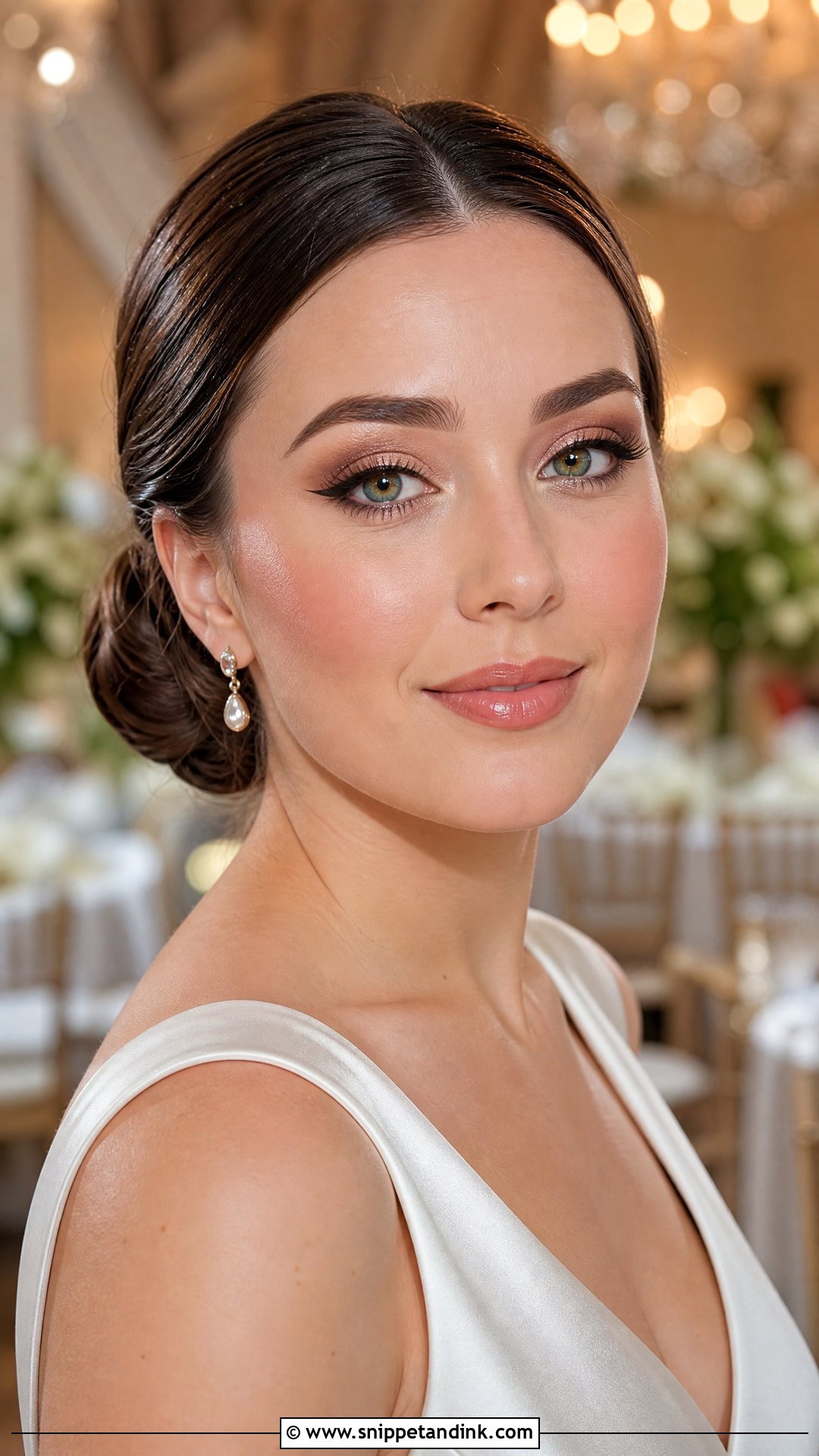 Soft Glam Wedding Makeup Look For Green Eyes - Snippet and Ink - 20 Wedding Makeup Looks for Green Eyes