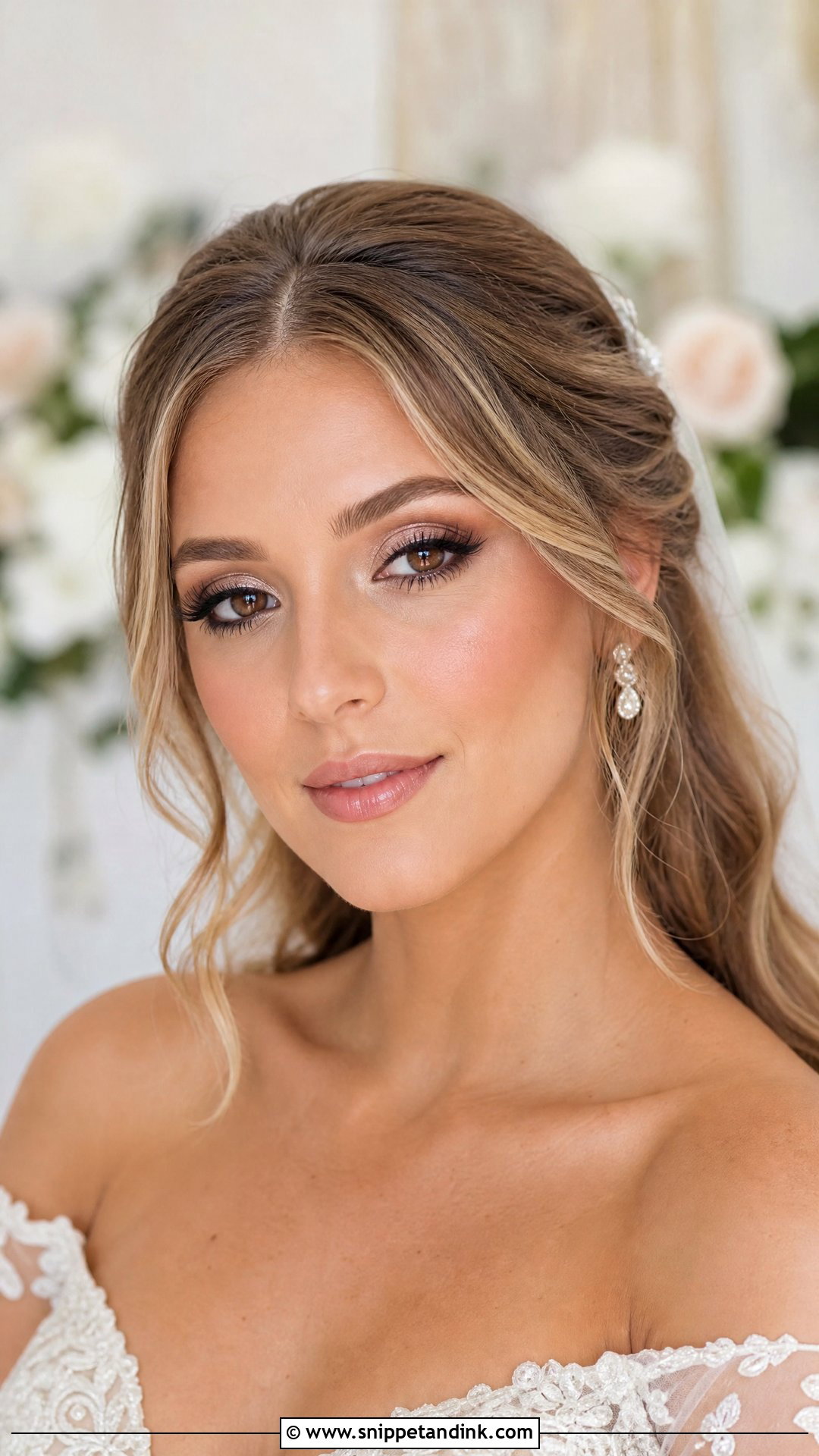 Soft Glam Wedding Makeup for Brown Eyes - Snippet and Ink - 20 Wedding Makeup Looks for Brown Eyes