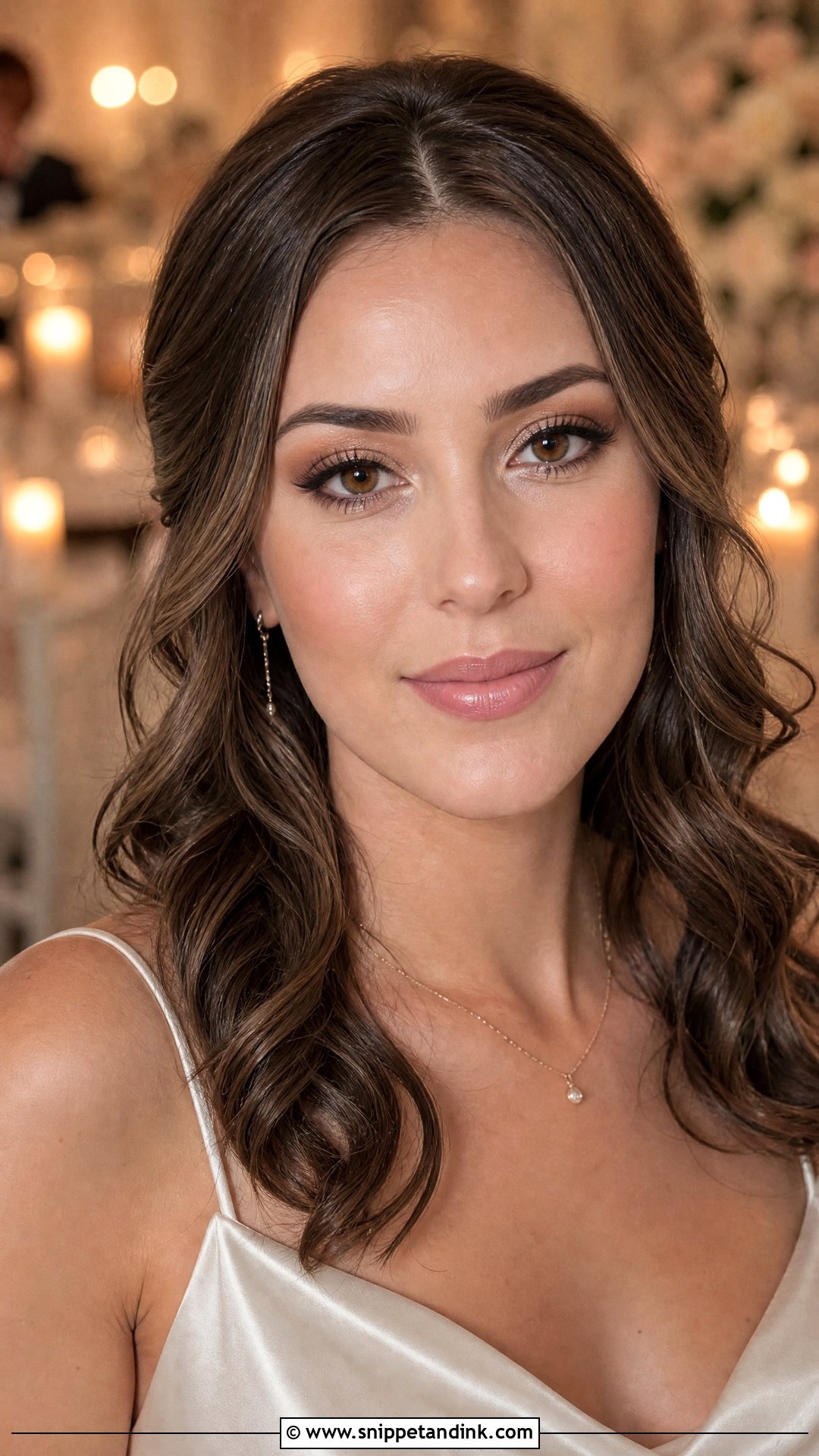 Soft Glam Winter Wedding Makeup For Brown Eyes - Snippet and Ink - 20 Winter Wedding Makeup for Brown Eyes