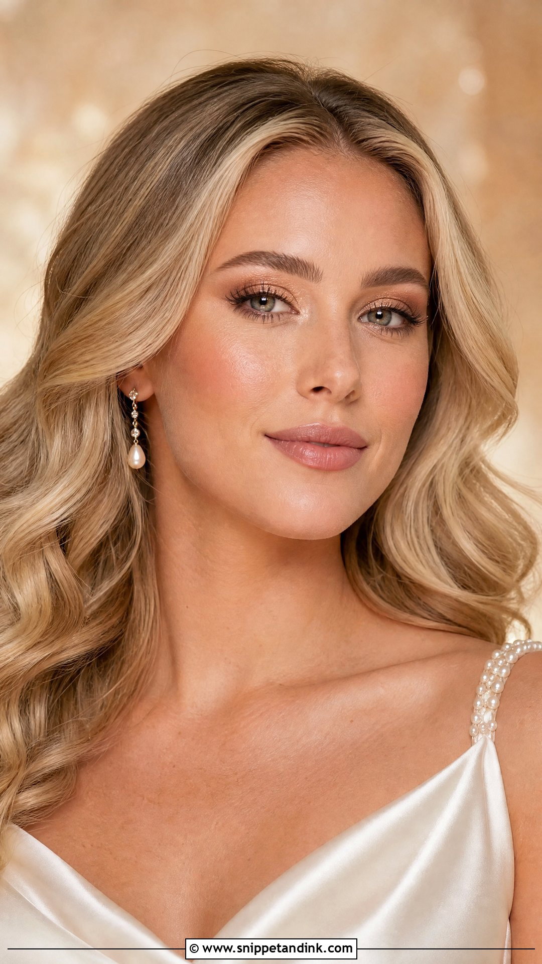 Soft Golden Bridal Makeup - Snippet and Ink - 20 Golden Bridal Makeup Ideas