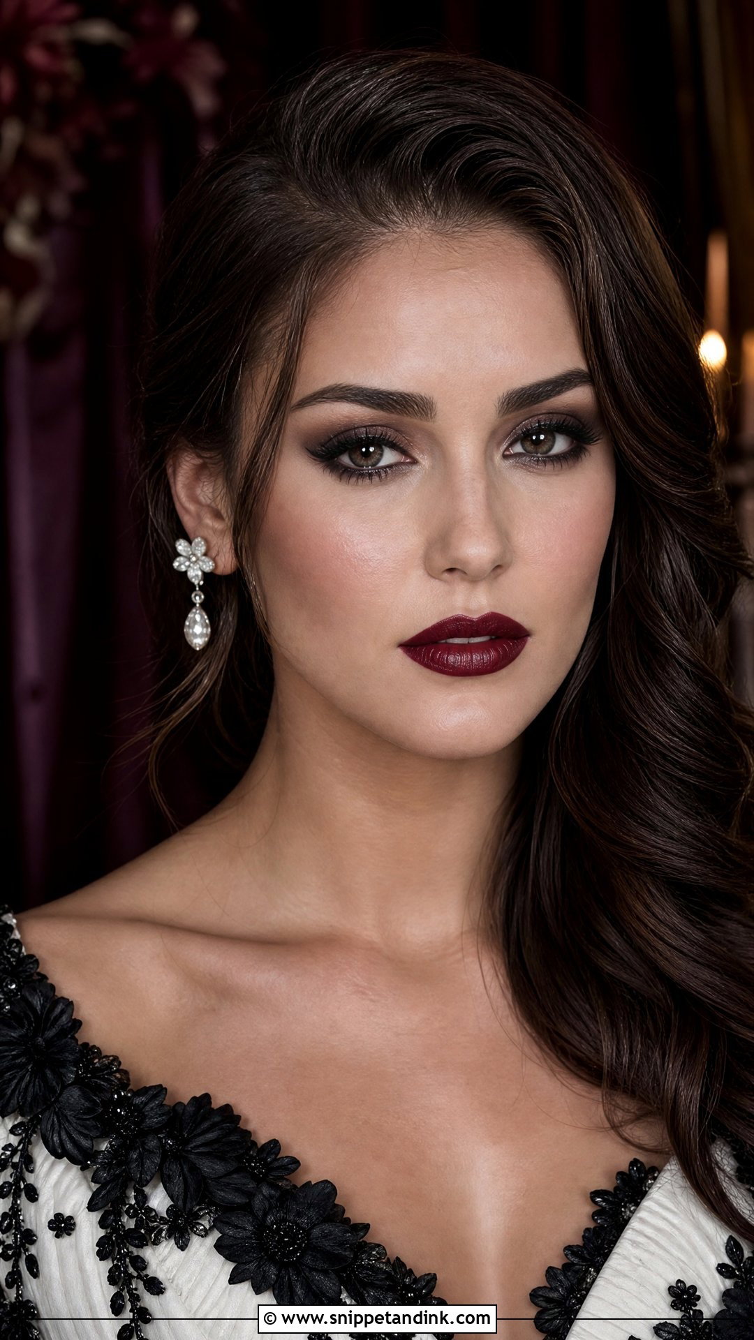 Soft Goth Wedding Makeup - Snippet and Ink - 20 Edgy Wedding Makeup Ideas
