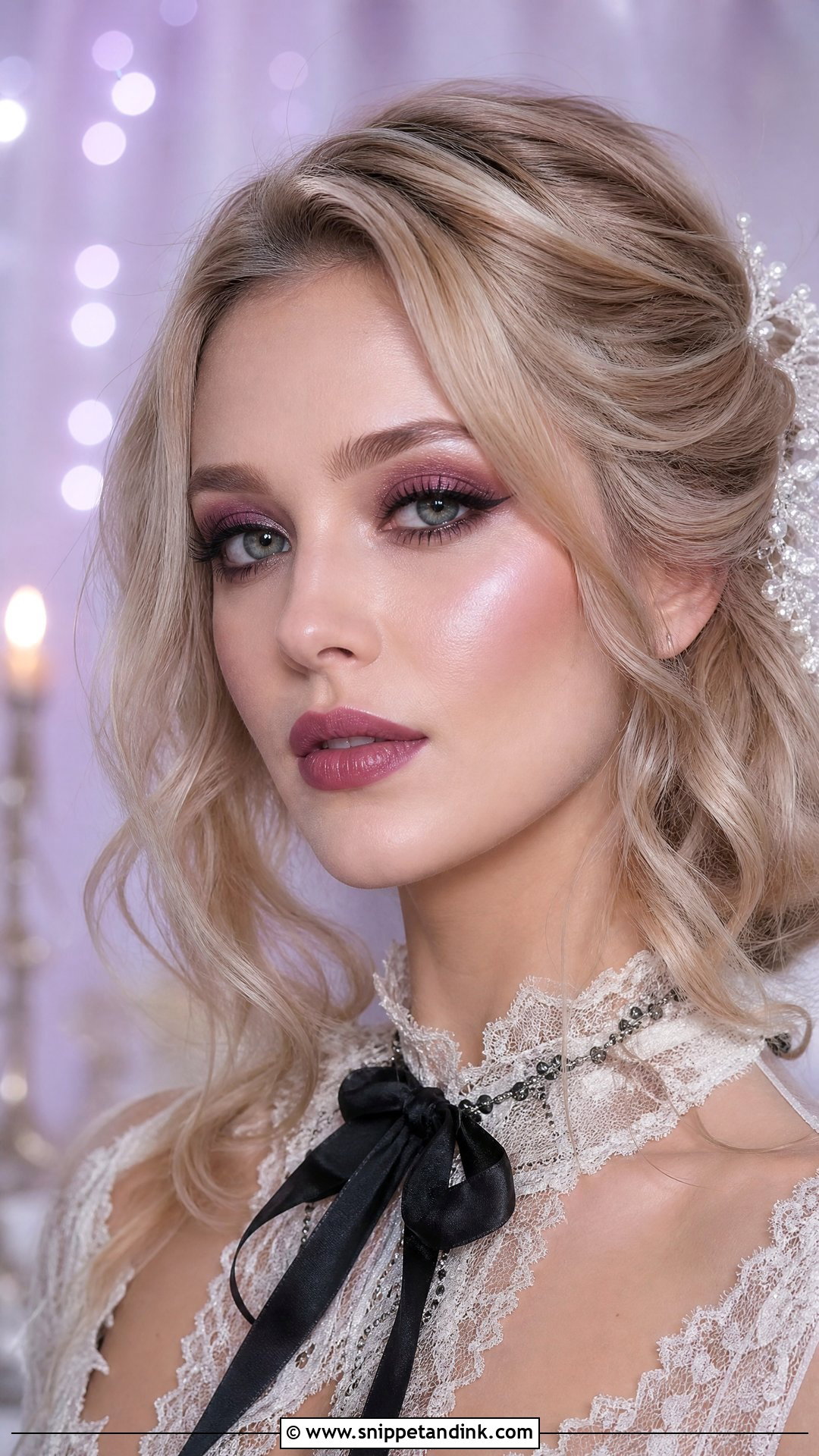 Soft Gothic Wedding Makeup - Snippet and Ink - 25 Gothic Wedding Makeup Ideas