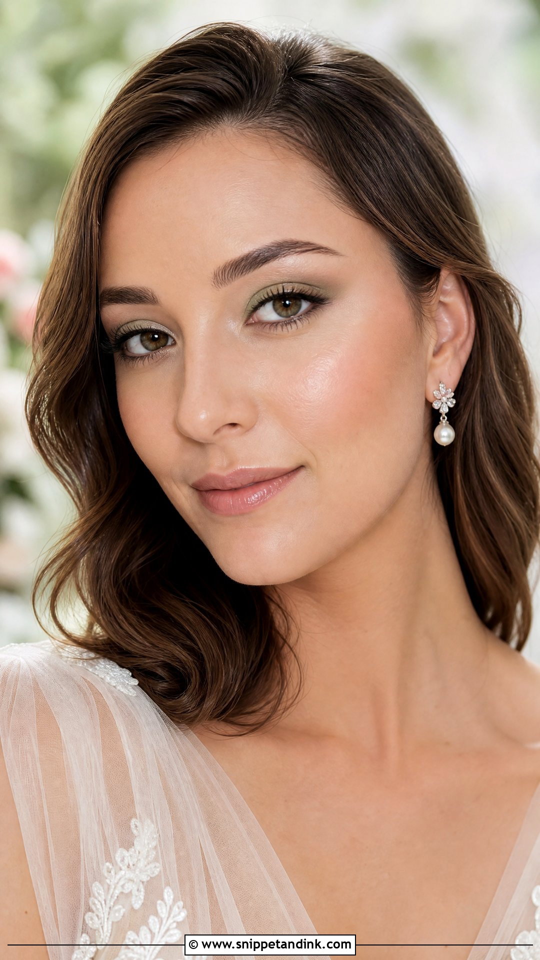 Soft Green Bridal Makeup - Snippet and Ink - 20 Green Bridal Makeup Ideas